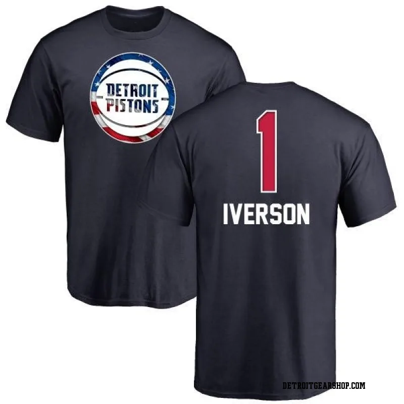 allen iverson pistons jersey