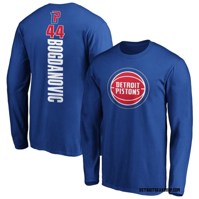 Royal Youth Bojan Bogdanovic Detroit Pistons Backer Long Sleeve T-Shirt